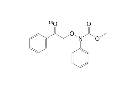 Methyl N-[2-((18)O)oxo-2-phenylethoxy]-N-phenylcarbamate