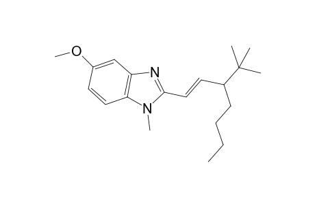 (E)-2-[3-(tert-Butyl)hept-1-en-1-yl]-5-methoxy-1-methyl-1H-benzo[d]imidazole