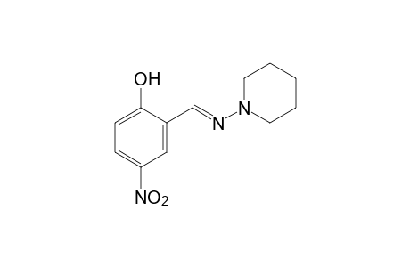 4-nitro-2-(N-piperidinoformimidoyl)phenol