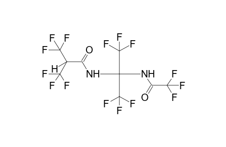 2-(ALPHA-HYDROHEXAFLUOROISOBUTANOYLAMINO)-2-TRIFLUOROACETYLAMINO)HEXAFLUOROPROPANE