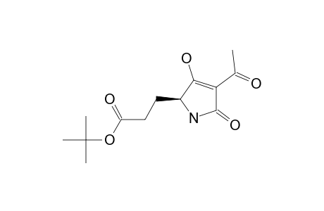 1H-Pyrrole-2-propanoic acid, 4-acetyl-2,5-dihydro-3-hydroxy-5-oxo-, 1,1-dimethylethyl ester, (S)-