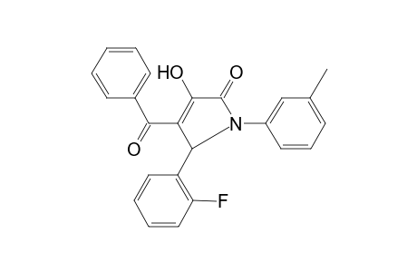 4-Benzoyl-5-(2-fluoro-phenyl)-3-hydroxy-1-m-tolyl-1,5-dihydro-pyrrol-2-one