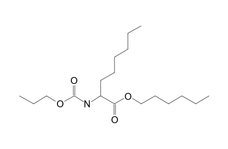 2-Aminocaprylic acid, N-propoxycarbonyl-, hexyl ester