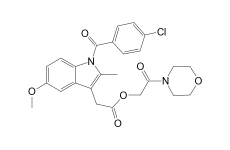 2-(4-morpholinyl)-2-oxoethyl [1-(4-chlorobenzoyl)-5-methoxy-2-methyl-1H-indol-3-yl]acetate