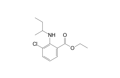 ethyl 2-(butan-2-ylamino)-3-chlorobenzoate