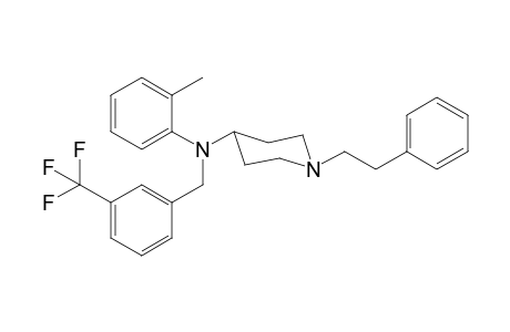 N-(3-Trifluoromethylbenzyl)-N-(2-methylphenyl)-1-(2-phenylethyl)piperidin-4-amine