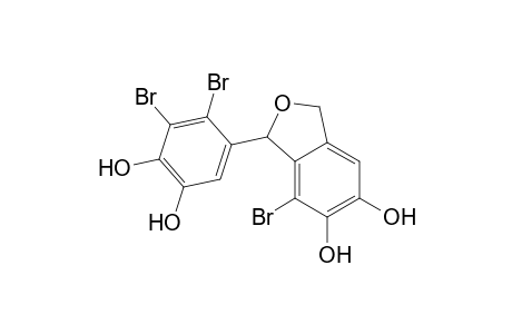 (+)-3-(2,3-Dibromo-4,5-dihydroxyphenyl)-4-bromo-5,6-dihydroxy-1,3-dihydroisobenzofuran