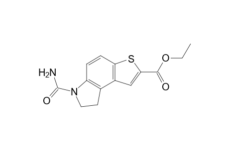 6-(aminocarbonyl)-7,8-dihydro-6H-thieno[3,2-e]indole-2-carboxylic acid, 2-ethyl ester