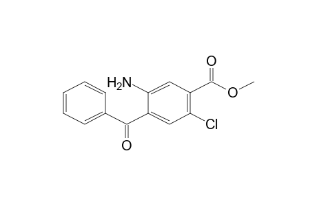 Benzoic acid, 5-amino-4-benzoyl-2-chloro-, methyl ester