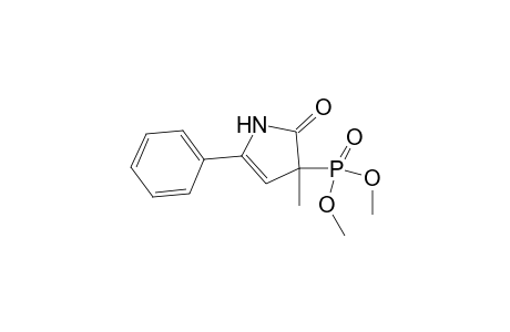 Dimethyl 2,3-dihydro-3-methyl-2-oxo-5-phenyl-1H-pyrrole-3-phosphate