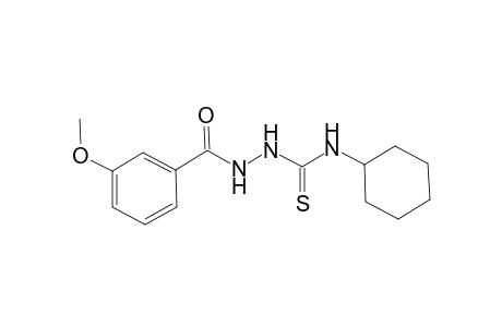 N-cyclohexyl-2-(3-methoxybenzoyl)hydrazinecarbothioamide