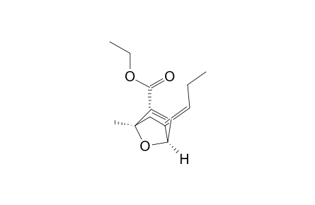 7-Oxabicyclo[2.2.1]hept-5-ene-2-carboxylic acid, 1-methyl-3-propylidene-, ethyl ester, (1.alpha.,2.alpha.,3E,4.alpha.)-
