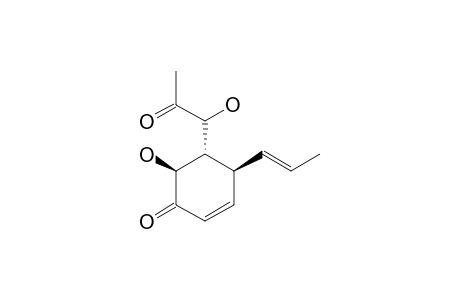 ARTHROPSADIOL-A;(4S*,5S*,6S*)-6-HYDROXY-5-(1-HYDROXY-2-OXOPROPYL)-4-[(E)-PROP-1-ENYL]-2-CYCLOHEXEN-1-ONE