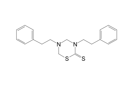 3,5-diphenethyltetrahydro-2H-1,3,5-thiadiazine-2-thione