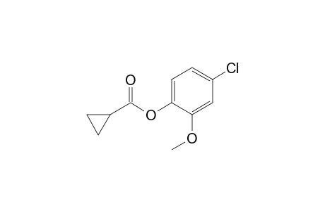 Cyclopropanecarboxylic acid, 2-methoxy-4-chlorophenyl ester