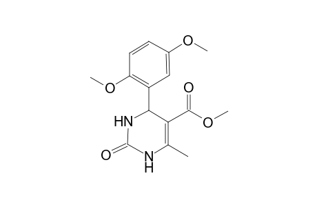 Pyrimidine-5-carboxylic acid, 1,2,3,4-tetrahydro-4-(2,5-dimethoxyphenyl)-6-methyl-2-oxo-, methyl ester