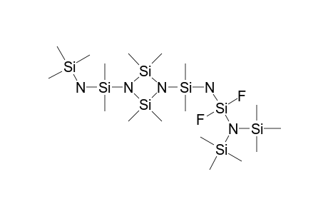 1-(3,3'-DIFLUORO-1',1',5',5',5'-PENTAMETHYL-4'-TRIMETHYLSILYL-1',3',5'-TRISILAZANE-1'-YL)-3-(1'',1'',3'',3'',3''-PENTAMETHYL-1'',3''-DISILAZAN-1''-YL)-2,2