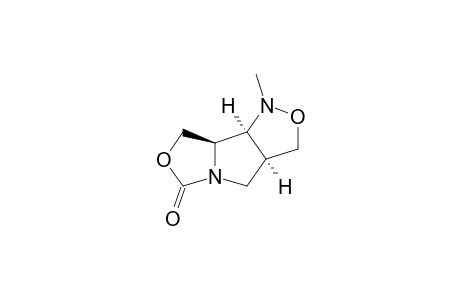 1-Methyl[1,3]oxazolidino[3,4-a]piperidino[3,4,5-cd]isoxazolidine-5-one [9-methyl-3,9-diaza-5-oxatricyclo[6.2.1.0(3,7)]undeca-4-one]