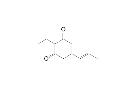 2-Ethyl-5-[(E)-1-propenyl]-1,3-cyclohexanedione