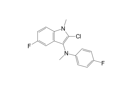 (2-chloro-5-fluoro-1-methyl-indol-3-yl)-(4-fluorophenyl)-methyl-amine