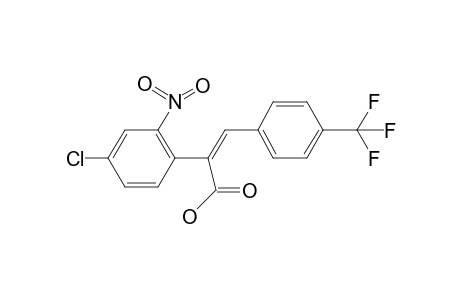 .alpha.-[4-Chloro-2-nitrophenyl]-4-trifluoromethylcinnamic acid