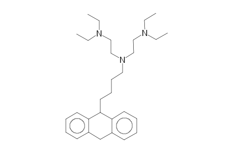 Anthracene, 9,10-dihydro-9-(N,N-bis[2-(diethylamino)ethyl]amino-1-butyl)-