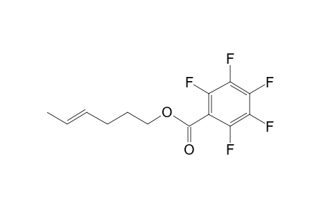 (E)-hex-4-en-1-yl 2,3,4,5,6-Pentafluorobenzoate