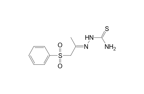 (2E)-1-(phenylsulfonyl)-2-propanone thiosemicarbazone