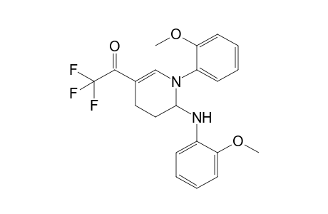 1-(2-Methoxyphenyl)-6-(2-methoxyphenylamino)3-trifluoroacetyl-1,4,5,6-tetrahydropyridine