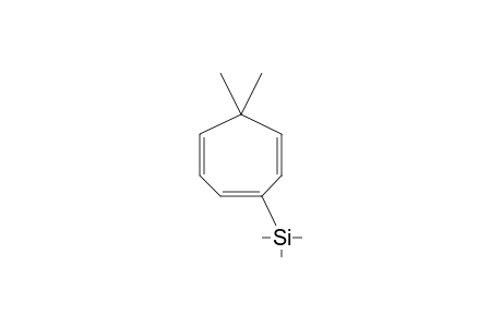 1,3,5-Cycloheptatriene, 7,7-dimethyl-3-(trimethylsilyl)-