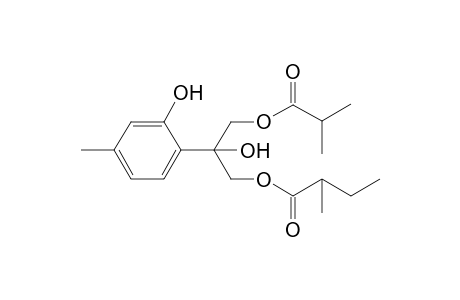 8-Hydroxy-9-[(isobutyryl)oxy]-10(2)-methylbutyryl-thymol