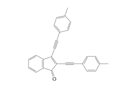 2,3-Bis[(4-methylphenyl)ethynyl]-1H-inden-1-one