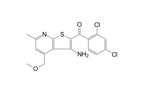 [3-amino-4-(methoxymethyl)-6-methylthieno[2,3-b]pyridin-2-yl](2,4-dichlorophenyl)methanone