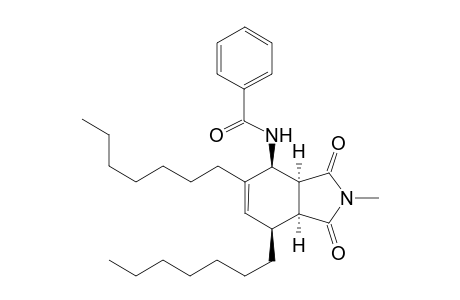 N-((3aS,4S,7S,7aS)-5,7-diheptyl-2-methyl-1,3-dioxo-2,3,3a,4,7,7a-hexahydro-1H-isoindol-4-yl)benzamide