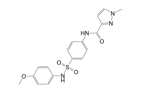 N-{4-[(4-methoxyanilino)sulfonyl]phenyl}-1-methyl-1H-pyrazole-3-carboxamide