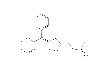 4-(3-benzhydrylidenecyclopentyl)butan-2-one