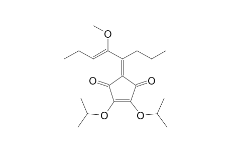 2-[(Z)-5-methoxyoct-5-en-4-ylidene]-4,5-di(propan-2-yloxy)cyclopent-4-ene-1,3-dione