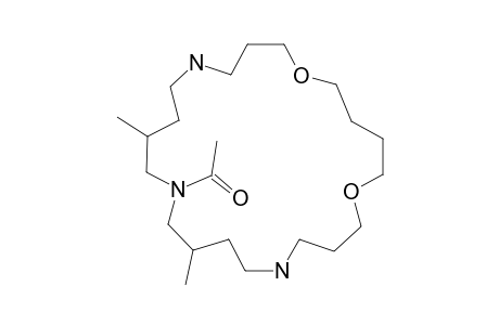 1-(8,12-Dimethyl-1,19-dioxa-5,10,15-triazacyclotricos-10-yl)ethanone