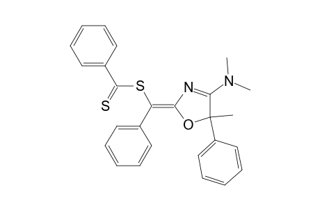 Benzenecarbodithioic acid, [4-(dimethylamino)-5-methyl-5-phenyl-2(5H)-oxazolylidene]phenylmethyl ester