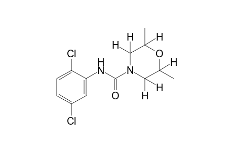 2',5'-dichloro-2,6-dimethyl-4-morpholinecarboxanilide