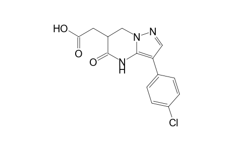 (2-R-3-(4-Chlorophenyl)-5-oxo-4,5,6,7-tetrahydropyrazolo[1,5-a]pyrimidin-6-yl)acetic Acids