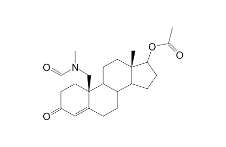 19-[FORMYL(METHYL)AMINO]-3-OXOANDROST-4-EN-17-YL ACETATE