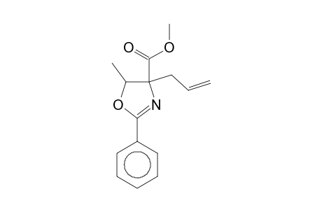 Methyl 4-allyl-5-methyl-2-phenyl-4,5-dihydro-1,3-oxazole-4-carboxylate