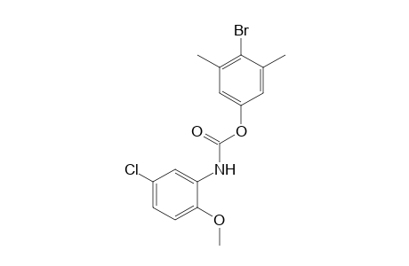 5-chloro-2-methoxycarbanilic acid, 4-bromo-3,5-xylyl ester