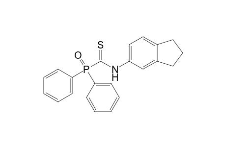 1-(diphenylphosphinyl)-N-(5-indanyl)thioformamide