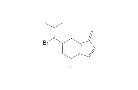 6-(1-bromo-2-methylpropyl)-4-methyl-1-methylene-4,5,6,7-tetrahydro-1H-indene