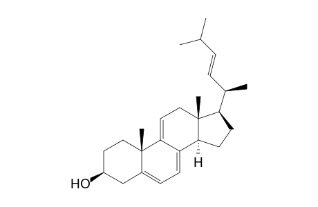 26,27-Dinorergosta-5,7,9(11),22-tetraen-3-ol, (3.beta.,22E)-