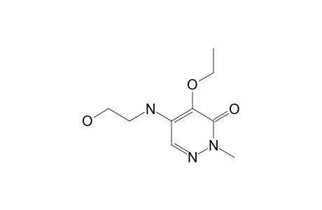 4-ethoxy-5-[(2-hydroxyethyl)amino]-2-methyl-3(2H)-pyridazinone