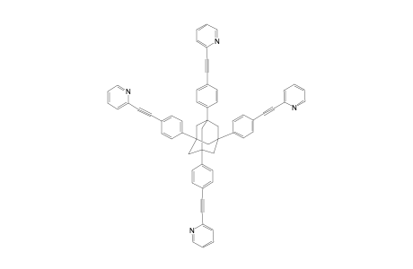 1,3,5,7-TETRAKIS-[4-(PYRIDYL-2'-YL-ETHYNYL)-PHENYL]-ADAMANTANE