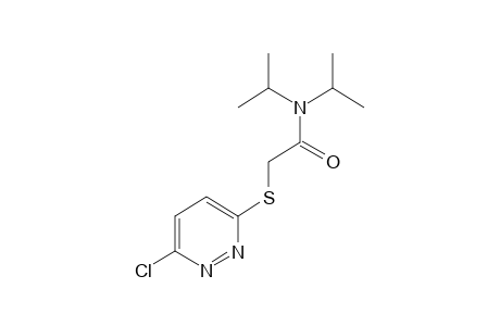 2-[(6-chloro-3-pyridazinyl)thio]-N,N-diisopropylacetamide